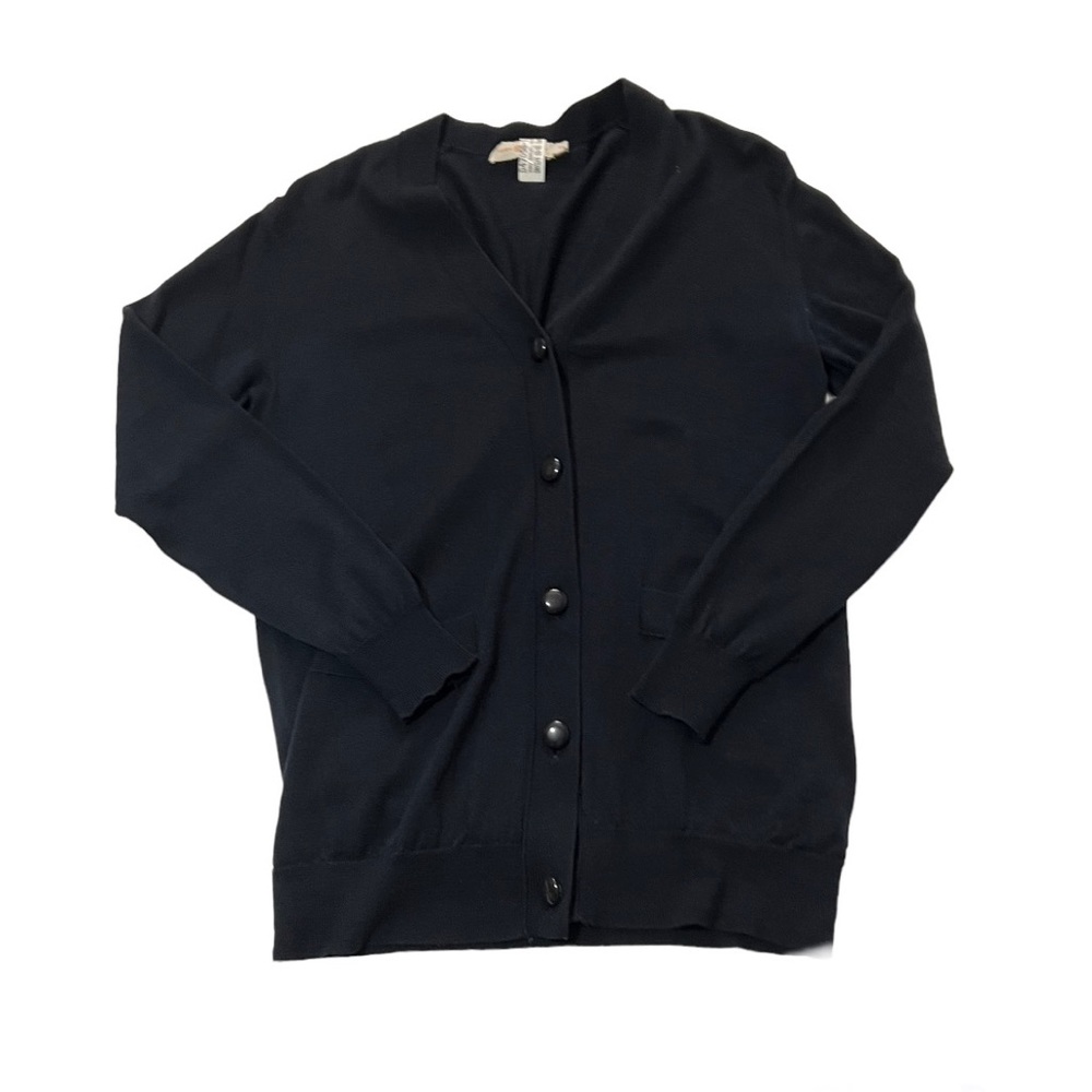 Tory Burch | 100% Merino Wool Button Up Cardigan Sweater